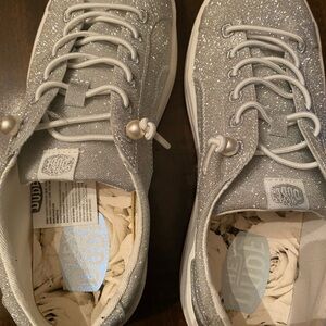 Hey Dude Silver Casual Shoes-Karina Bride To Be
